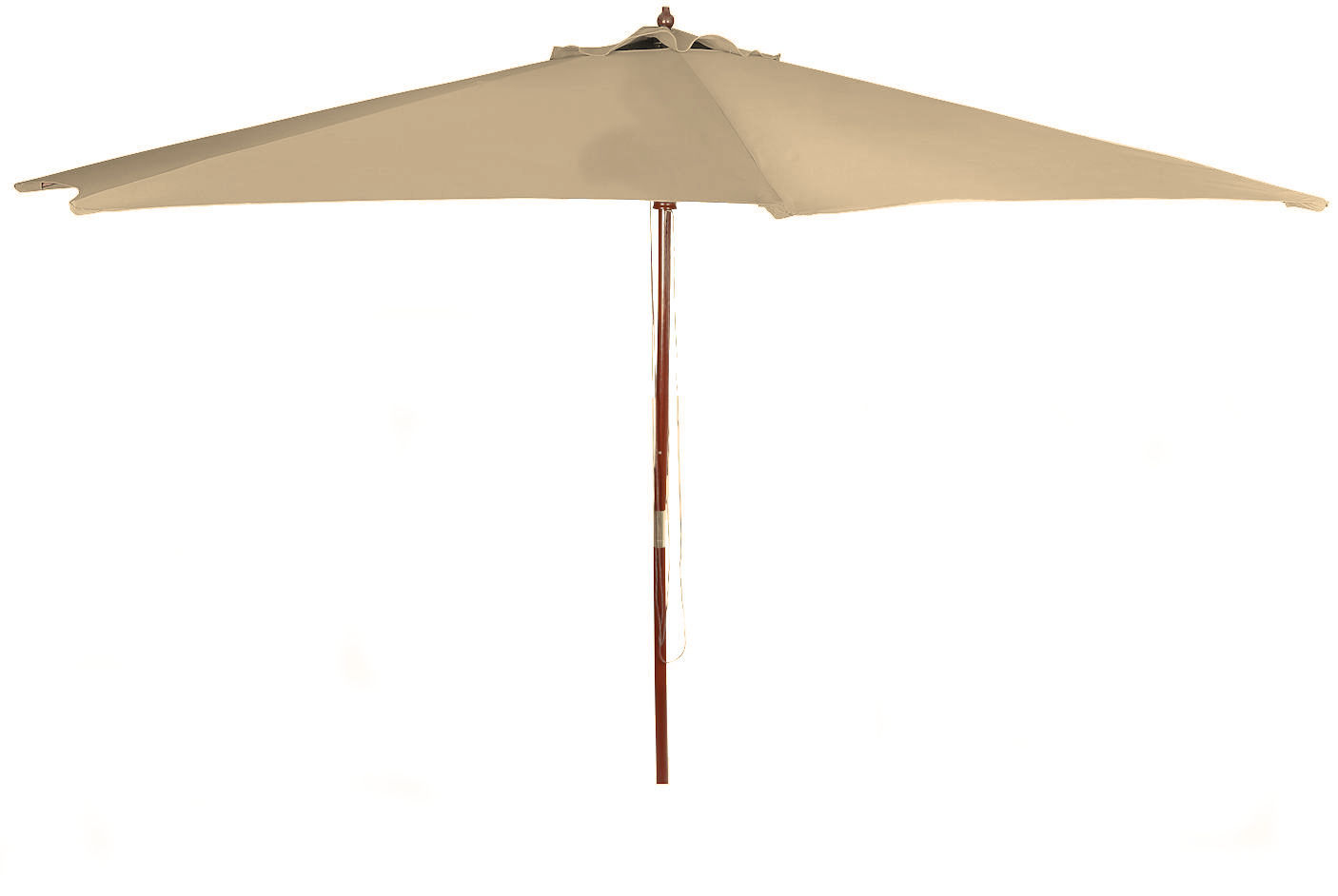 Schirm Gartenschirm Marktschirm natur oder anthrazit Holz Sonnenschirm 3m 
