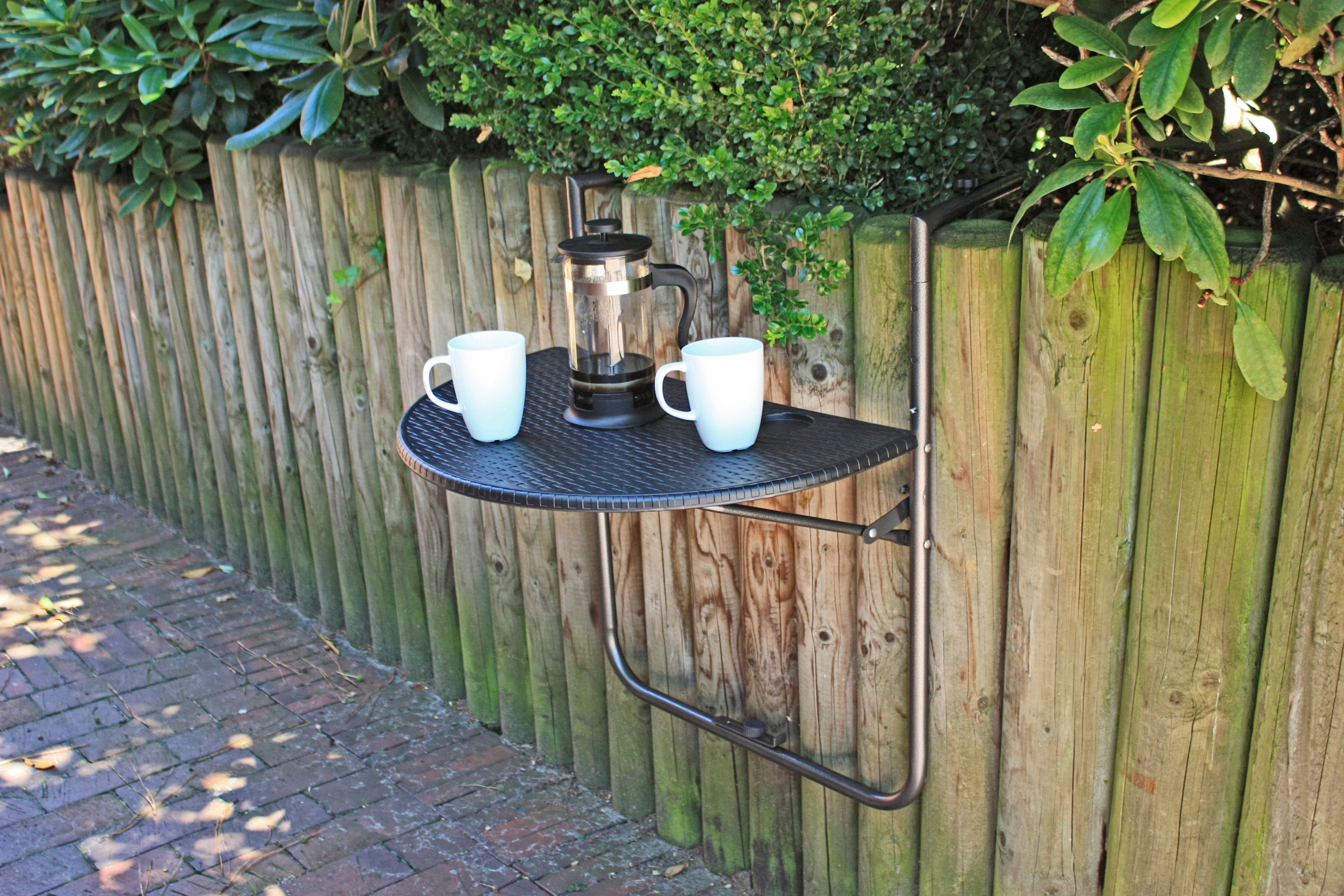 Balkon Hängetisch Rattan - 2 Modelle